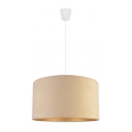 Duolla - Suspension filaire ROLLER 1xE27/40W/230V d. 40 cm beige