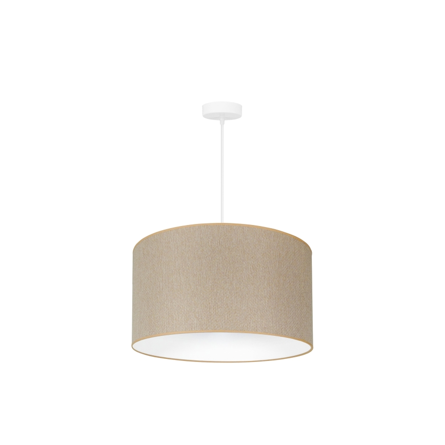 Duolla - Suspension filaire ROLLER ECO RECYCLING 1xE27/15W/230V d. 45 cm crème