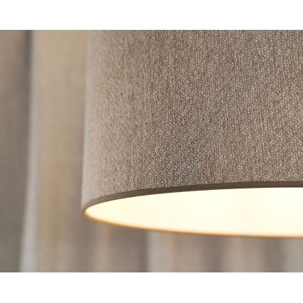 Duolla - Suspension filaire ROLLER ECO RECYCLING 1xE27/15W/230V d. 45 cm marron