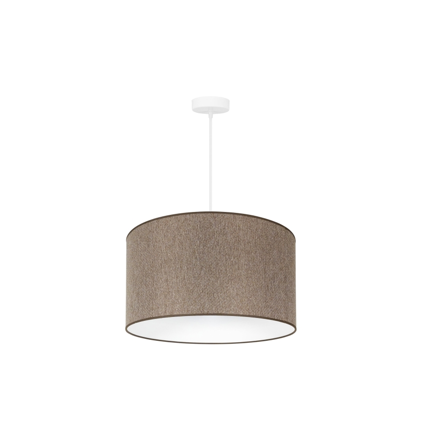 Duolla - Suspension filaire ROLLER ECO RECYCLING 1xE27/15W/230V d. 45 cm marron