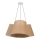 Duolla - Suspension filaire ROSSA 3xE27/15W/230V d. 75 cm marron