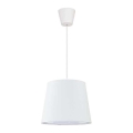 Duolla - Suspension filaire SOLO 1xE27/40W/230V d. 24 cm blanc