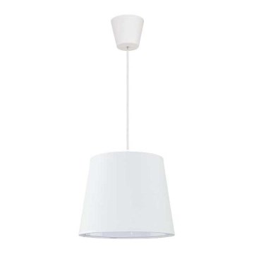 Duolla - Suspension filaire SOLO 1xE27/40W/230V d. 24 cm blanc