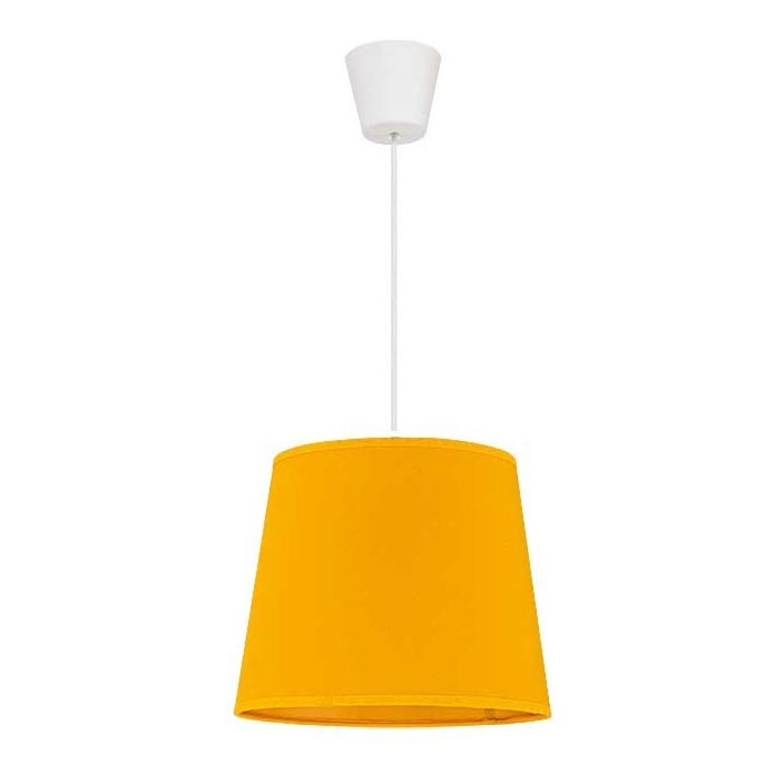 Duolla - Suspension filaire SOLO 1xE27/40W/230V d. 24 cm jaune