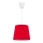 Duolla - Suspension filaire SOLO 1xE27/40W/230V d. 24 cm rouge
