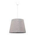 Duolla - Suspension filaire SOPRANO 1xE27/40W/230V d. 38 cm argent