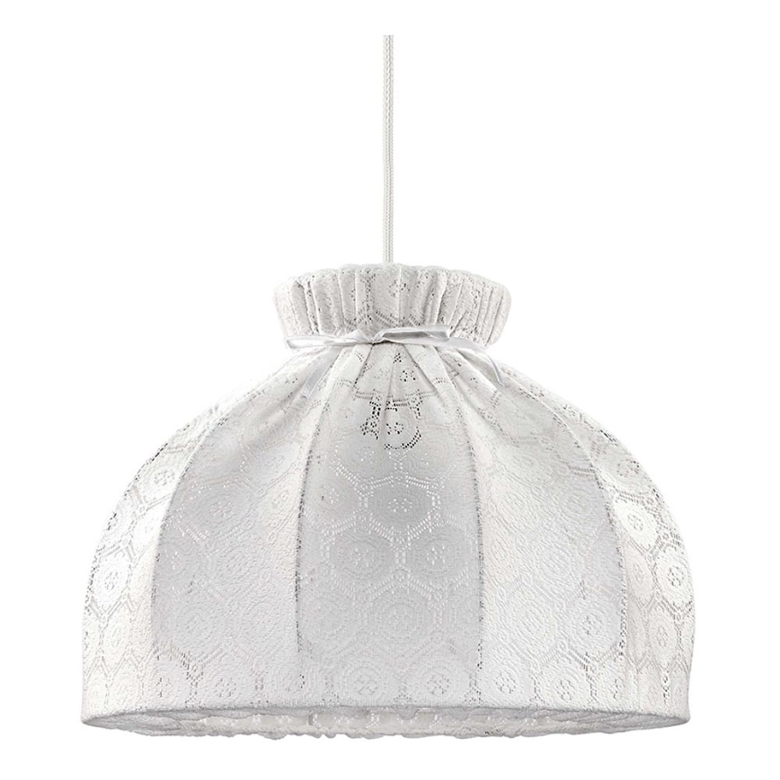 Duolla - Suspension filaire SYMPHONY 1xE27/40W/230V d. 38 cm blanc