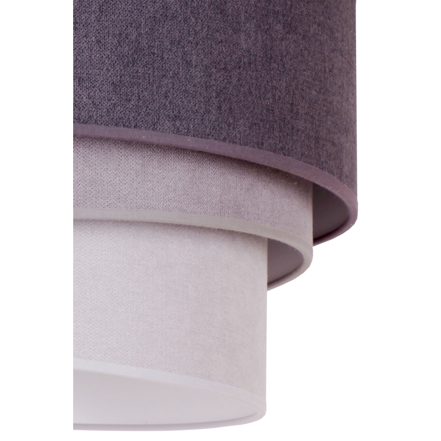 Duolla - Suspension filaire TRIO 1xE27/15W/230V d. 45 cm anthracite/gris/blanc