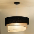 Duolla - Suspension filaire TRIO 1xE27/15W/230V d. 45 cm noir/gris/blanc