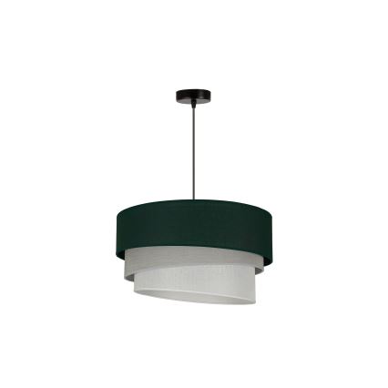 Duolla - Suspension filaire TRIO 1xE27/15W/230V d. 45 cm vert/gris/blanc