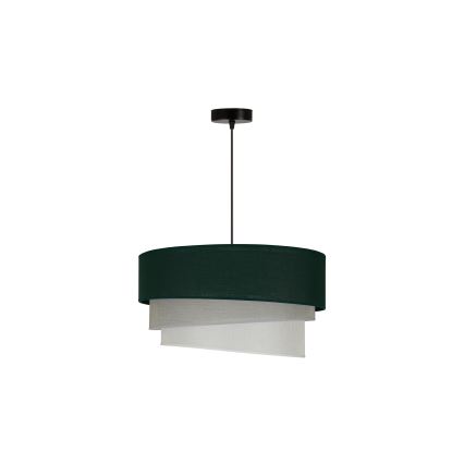 Duolla - Suspension filaire TRIO 1xE27/15W/230V d. 45 cm vert/gris/blanc