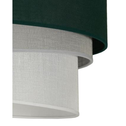 Duolla - Suspension filaire TRIO 1xE27/15W/230V d. 45 cm vert/gris/blanc