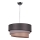 Duolla - Suspension filaire TRIO 1xE27/40W/230V d. 45 cm anthracite/gris/marron