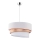 Duolla - Suspension filaire TRIO 1xE27/40W/230V d. 45 cm doré/blanc