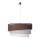 Duolla - Suspension filaire TRIO 1xE27/40W/230V d. 45 cm marron/beige/blanc