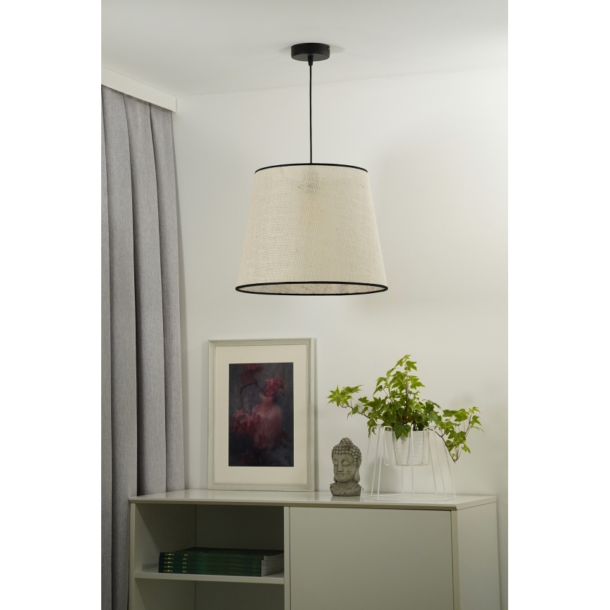 Duolla - Suspension filaire YUTE 1xE27/15W/230V d. 38 cm gris/noir