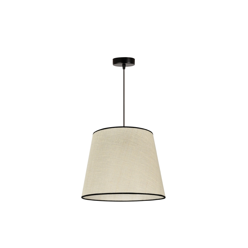 Duolla - Suspension filaire YUTE 1xE27/15W/230V d. 38 cm gris/noir