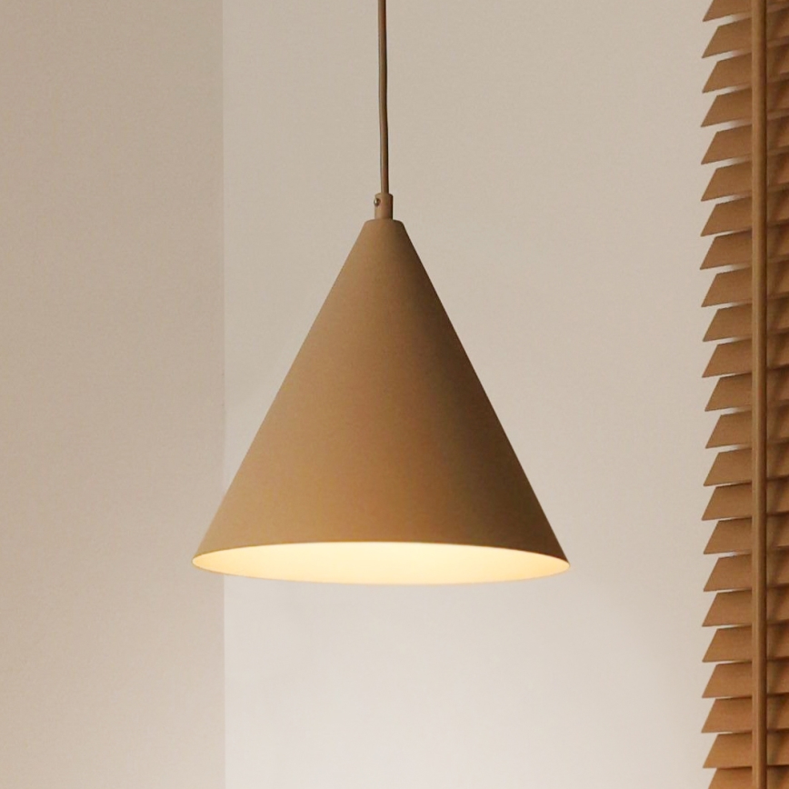 Duolla - Suspension sur câble IRONLINE 1xG9/3W/230V Ø 25 cm beige