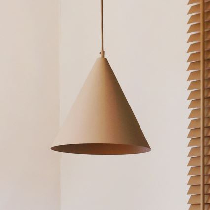 Duolla - Suspension sur câble IRONLINE 1xG9/3W/230V Ø 25 cm beige