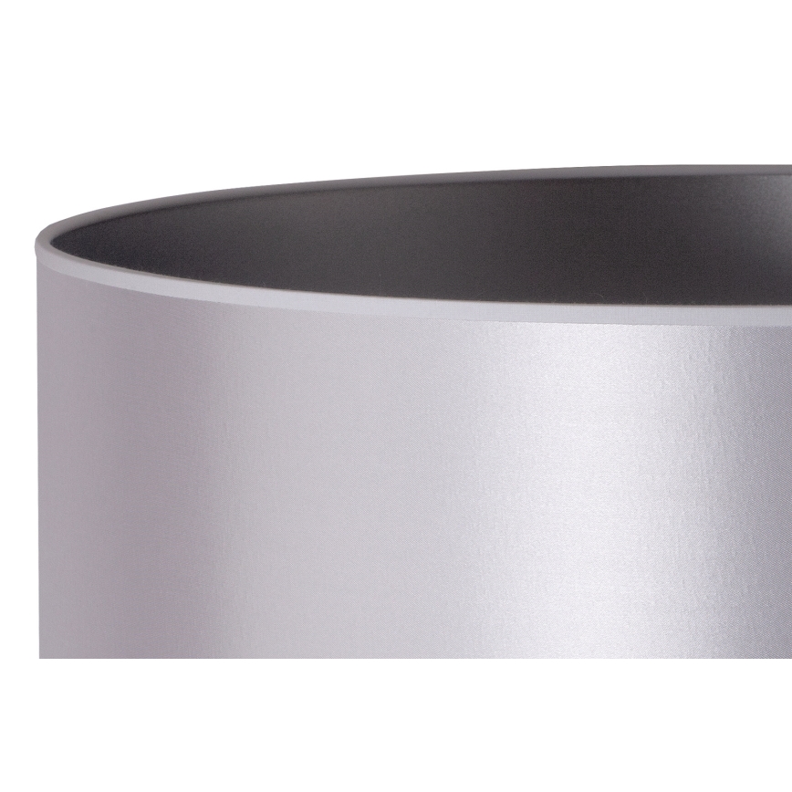 Duolla - Tafellamp CANNES 1xE14/15W/230V diameter 20 cm zilver/wit