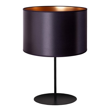 Duolla - Tafellamp CANNES 1xE14/15W/230V diameter 20 cm zwart/koper
