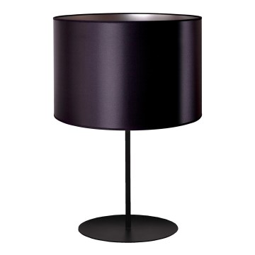 Duolla - Tafellamp CANNES 1xE14/15W/230V diameter 20 cm zwart/zilver