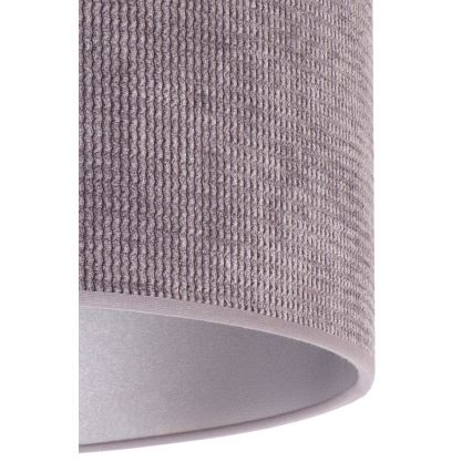 Duolla - Tafellamp LYON 1xE27/15W/230V diameter 30 cm grijs