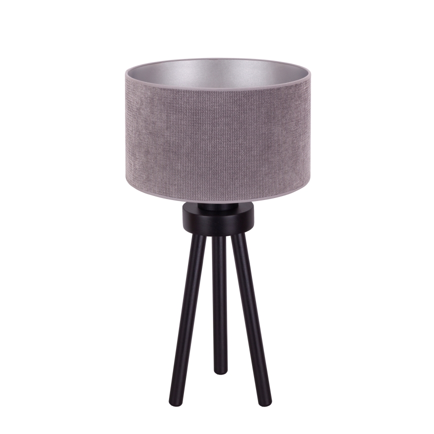 Duolla - Tafellamp LYON 1xE27/15W/230V diameter 30 cm grijs