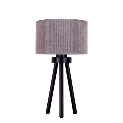 Duolla - Tafellamp LYON 1xE27/15W/230V diameter 30 cm grijs