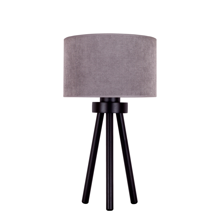 Duolla - Tafellamp LYON 1xE27/15W/230V diameter 30 cm grijs
