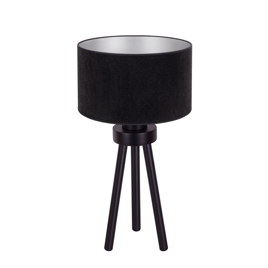 Duolla - Tafellamp LYON 1xE27/15W/230V diameter 30 cm zwart