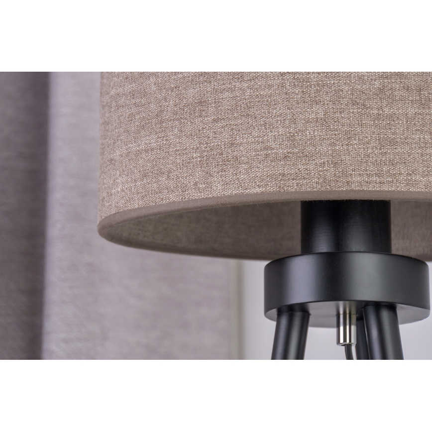 Duolla - Tafellamp OVAL 1xE27/15W/230V diameter 30 cm bruin