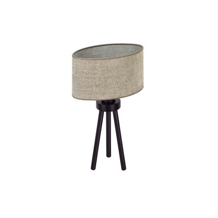 Duolla - Tafellamp OVAL 1xE27/15W/230V diameter 30 cm bruin