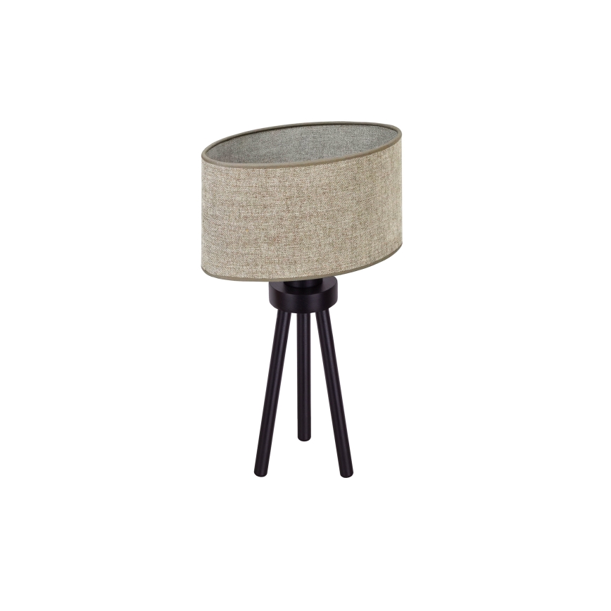 Duolla - Tafellamp OVAL 1xE27/15W/230V diameter 30 cm bruin