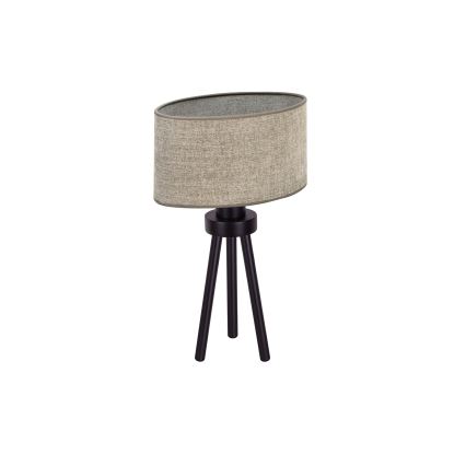 Duolla - Tafellamp OVAL 1xE27/15W/230V diameter 30 cm bruin
