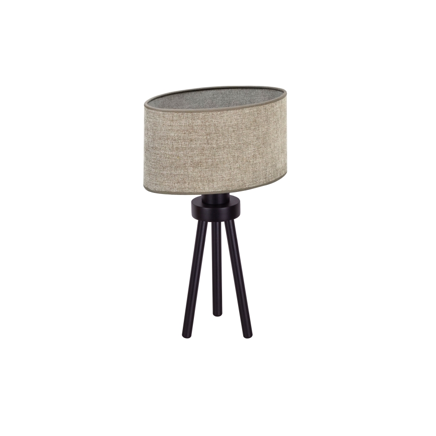 Duolla - Tafellamp OVAL 1xE27/15W/230V diameter 30 cm bruin