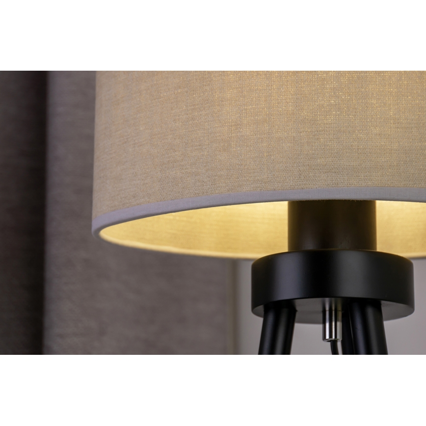 Duolla - Tafellamp OVAL 1xE27/15W/230V diameter 30 cm grijs