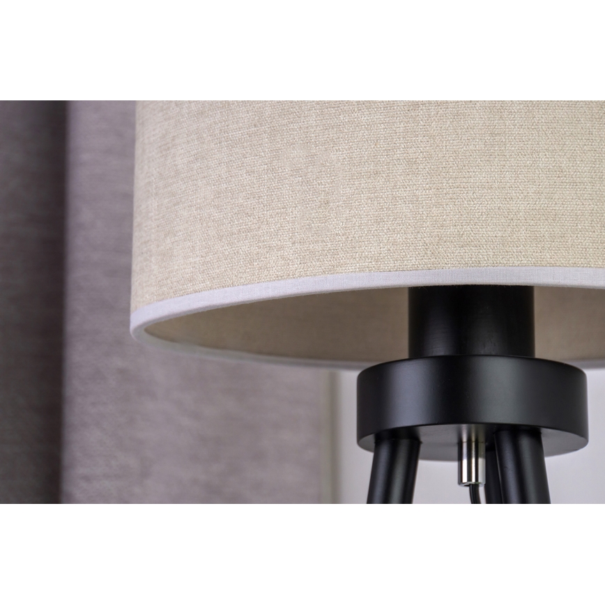 Duolla - Tafellamp OVAL 1xE27/15W/230V diameter 30 cm grijs
