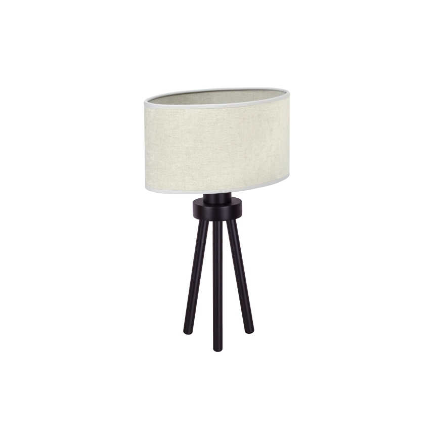 Duolla - Tafellamp OVAL 1xE27/15W/230V diameter 30 cm grijs