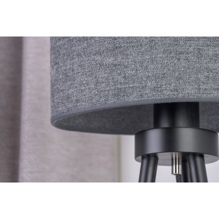 Duolla - Tafellamp OVAL 1xE27/15W/230V diameter 30 cm grijs