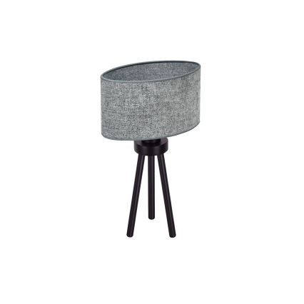 Duolla - Tafellamp OVAL 1xE27/15W/230V diameter 30 cm grijs