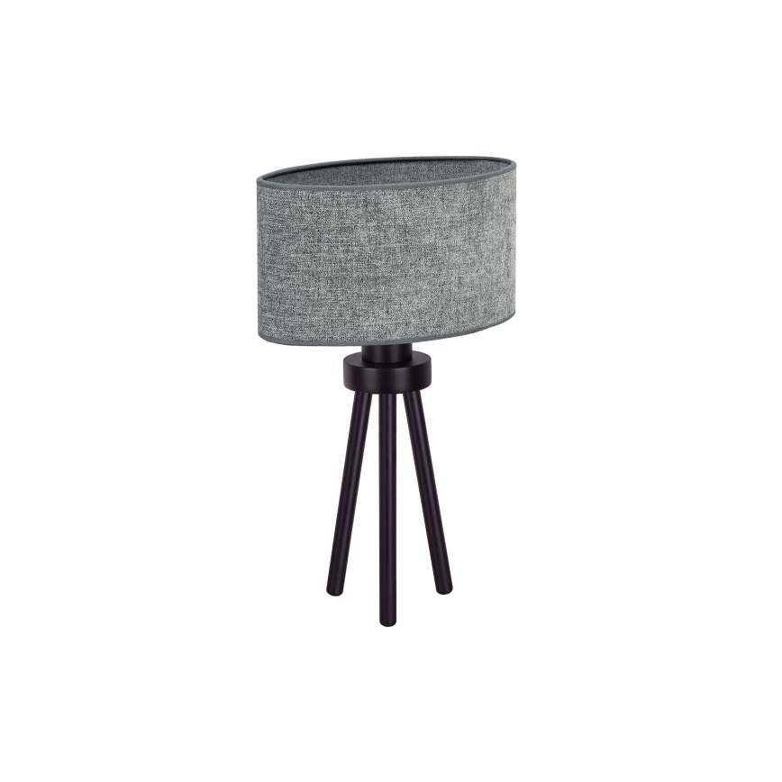 Duolla - Tafellamp OVAL 1xE27/15W/230V diameter 30 cm grijs