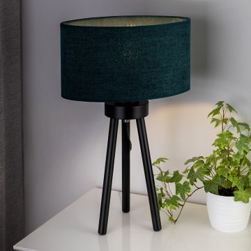 Duolla - Tafellamp OVAL 1xE27/15W/230V diameter 30 cm groen