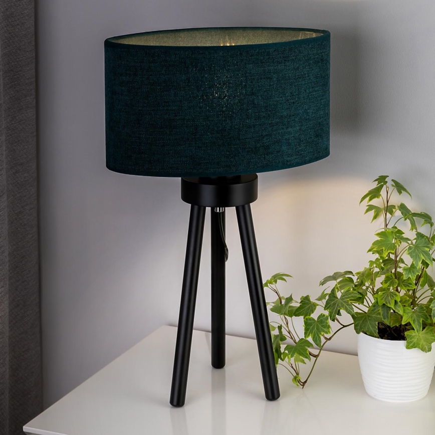 Duolla - Tafellamp OVAL 1xE27/15W/230V diameter 30 cm groen