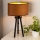 Duolla - Tafellamp OVAL VEGAN 1xE27/15W/230V diameter 30 cm bruin