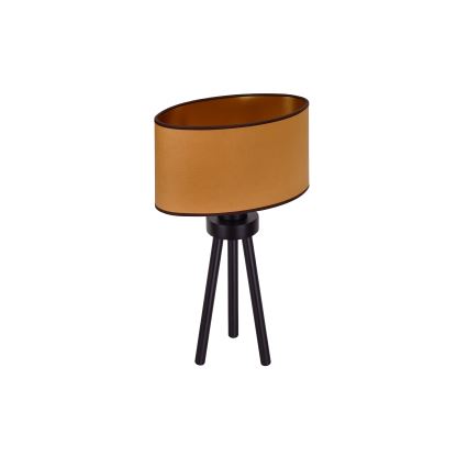 Duolla - Tafellamp OVAL VEGAN 1xE27/15W/230V diameter 30 cm bruin
