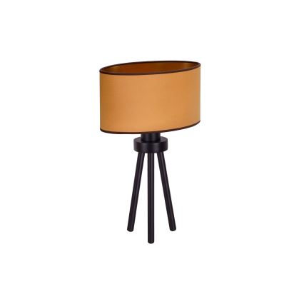 Duolla - Tafellamp OVAL VEGAN 1xE27/15W/230V diameter 30 cm bruin