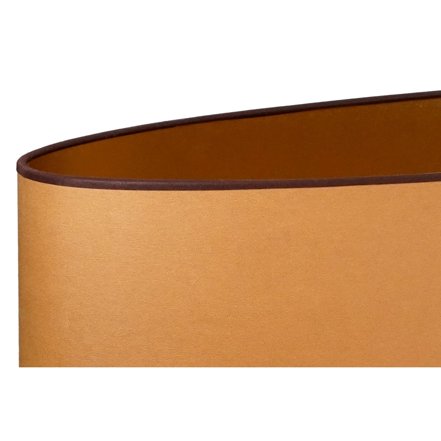 Duolla - Tafellamp OVAL VEGAN 1xE27/15W/230V diameter 30 cm bruin