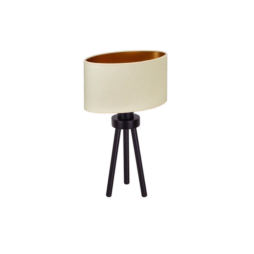Duolla - Tafellamp OVAL VEGAN 1xE27/15W/230V diameter 30 cm crème