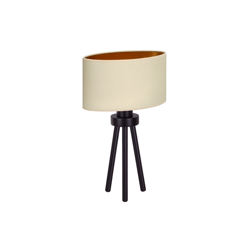 Duolla - Tafellamp OVAL VEGAN 1xE27/15W/230V diameter 30 cm crème